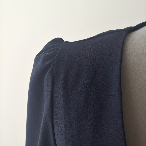 The Fifth Label navy blue wrap mini dress - Picture 4 of 9